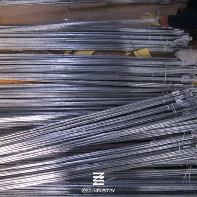 Chain Link Galvanized Fence Fittings Metal Tension Rods Iron Wire Material