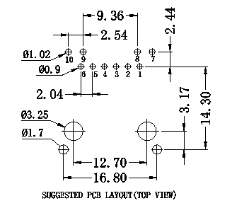 PCB устанавливая Плату-вверх W/LED RJ45 модульного Jack 08B0-1G1T-06-F заменяет LPJ2011KWNL
