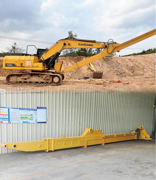 25m Long Reach Boom Excavator Two Section Telescopic Arm for Sale