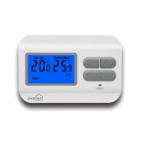 Thermostat blanc de salle de télécommunications de climatisation de ménage avec l'affichage d'affichage à cristaux liquides