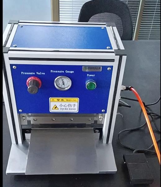 Laboratory Pneumatic Pouch cell battery edge cut Trimming Battery Plate Cutting Machine For Batteries Trimming