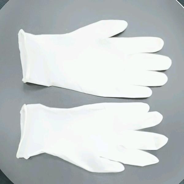 Light Yellow Powder Free Disposable Latex Examination Gloves 4g 5g