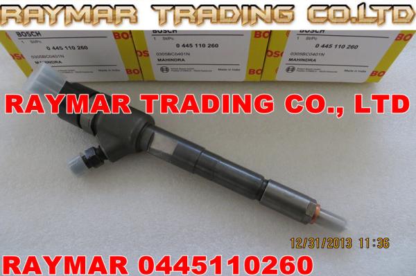 BOSCH common rail injector 0445110260 for MAHINDRA 0305BC0401N