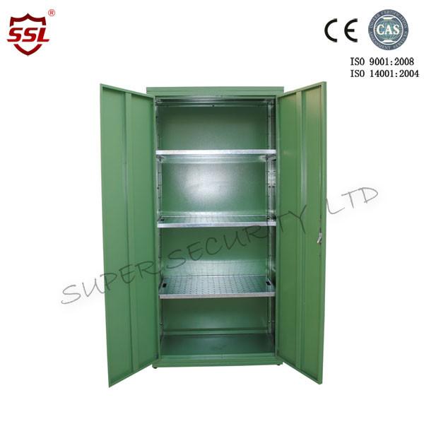 Adjustable Shelves Hazardous Storage Cabinet Security Lock For Lab Chemical Store