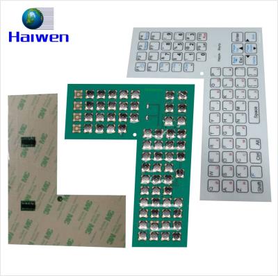 Clavier matériel de clavier numérique d'ANIMAL FAMILIER de contact à membrane de carte PCB de dôme en métal