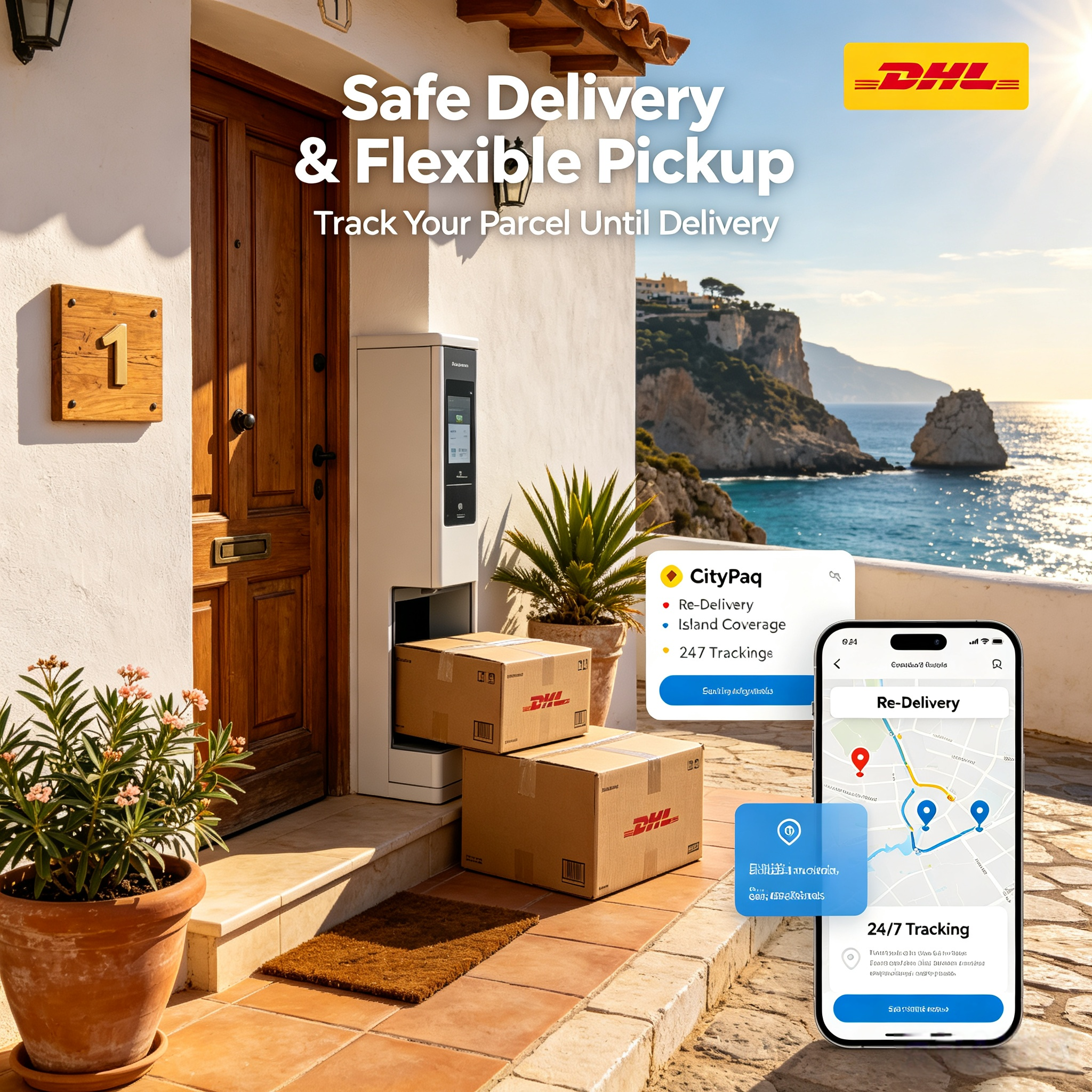 Fast DHL International Express Shipping From China To Spain 3 – 5 Business Days Door To Door Delivery