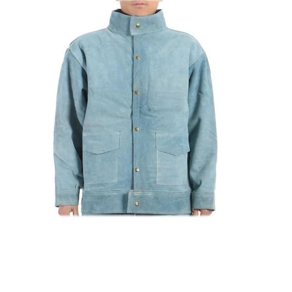 Couro de vaca masculino à prova de calor Soldadura elétrica Roupa de trabalho oficina uniformes Eletrônico calças de abrigo calças protetoras