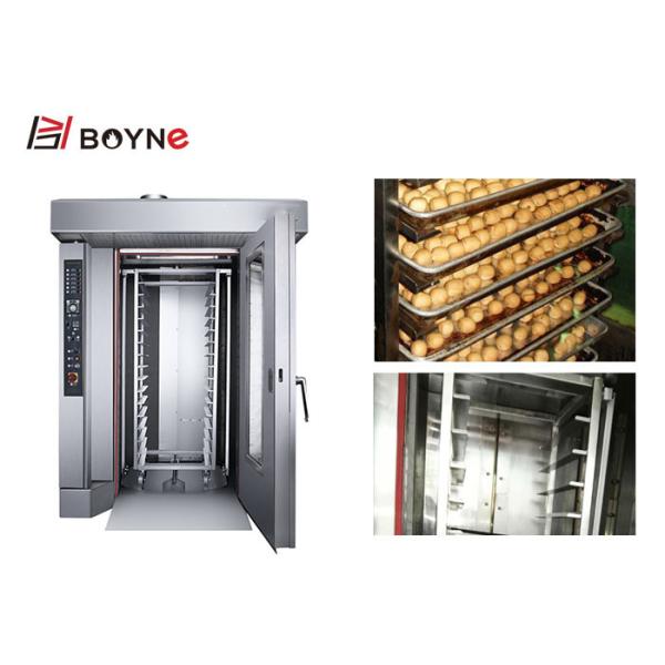 Commercial Stainless Steel Sixteen Trays Electric Gas Diesel Rotary Oven For Bakery