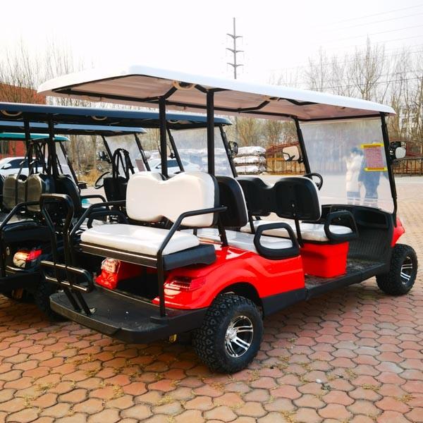 30-40mph Street Legal Electric Golf Carts Six Seater Vehicles