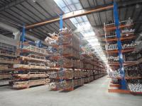 sistema lateral dobro vertical do racking do modilhão para o estoque longo dos tubos e das tubulações