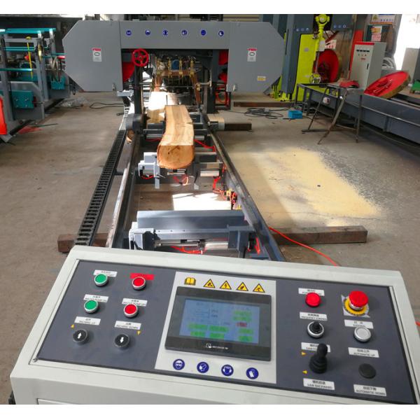 MJ1300 Wood Portable Sawmill 18.5kw Log Band Sawmill With Diesel Engine