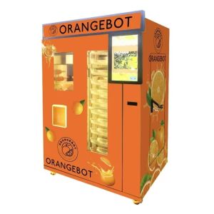 Máquina expendedora automática de jugo de naranja con pantalla táctil de 32 pulgadas