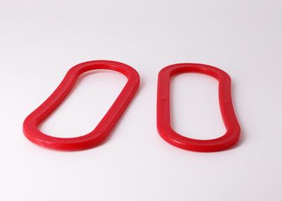 Punhos contínuos vermelhos do saco de plástico para o serviço do OEM dos sacos de plástico Die Cut