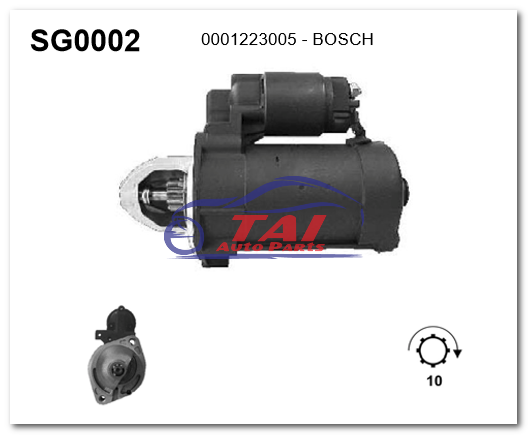 0001109250-BOSCH, Automotive Starter Motor, High Performance 0120689538, 0001218110, 0001223005