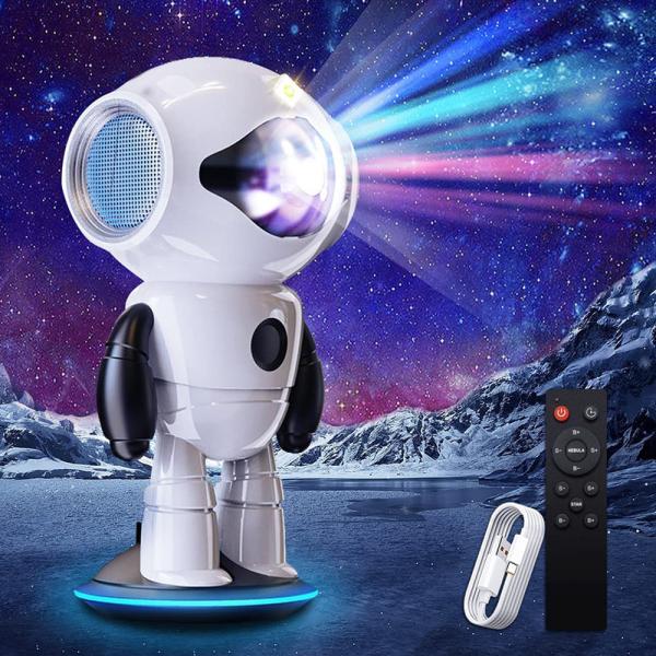 9W ABS UFO Galaxy Projector Night Light 1A For Christmas Birthdays