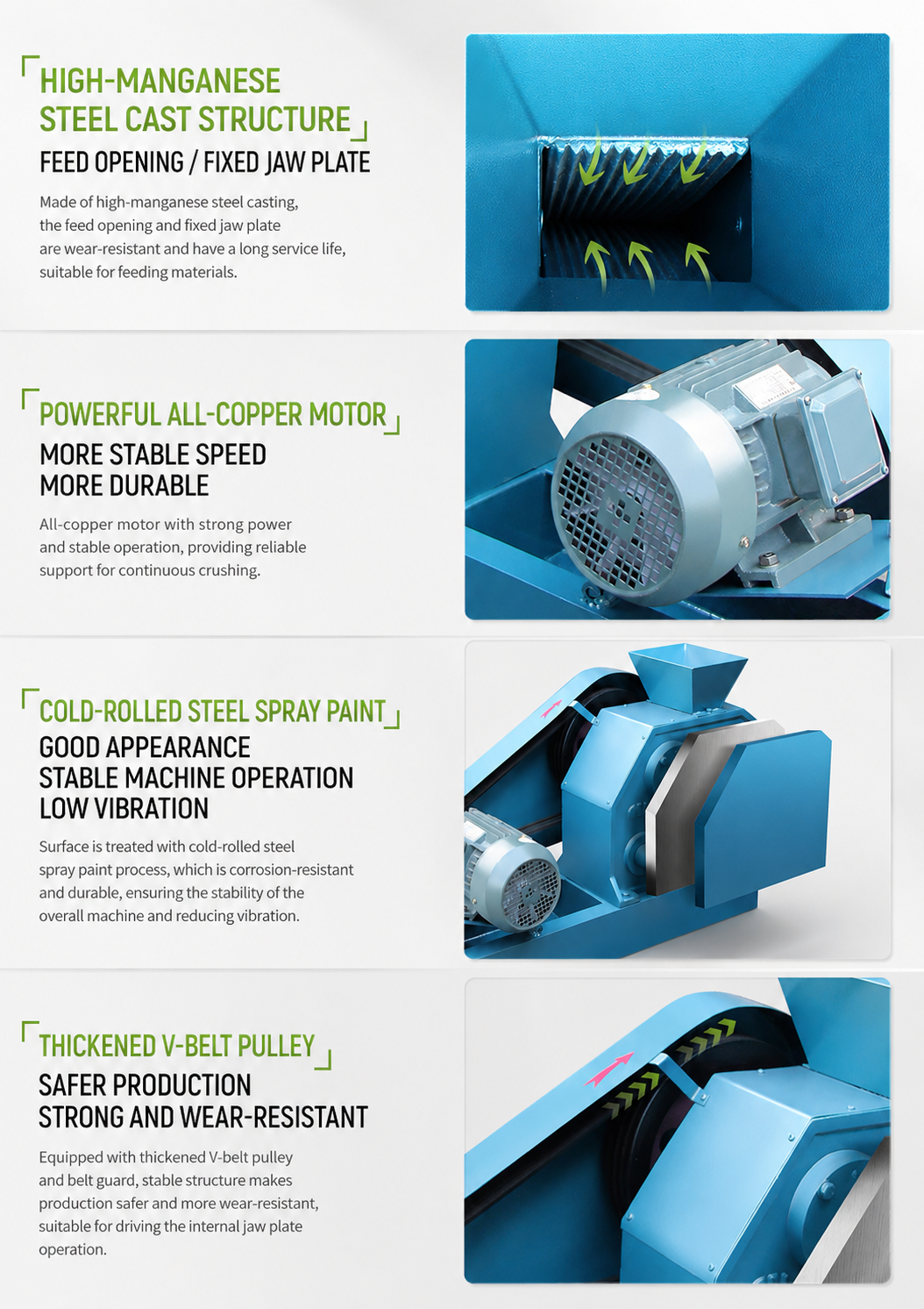 SP PEX Type Jaw Crusher with Negative-Suspension Design High-Manganese Steel Jaw Plates and Adjustable Discharge Size for Laboratory Rock Crushing