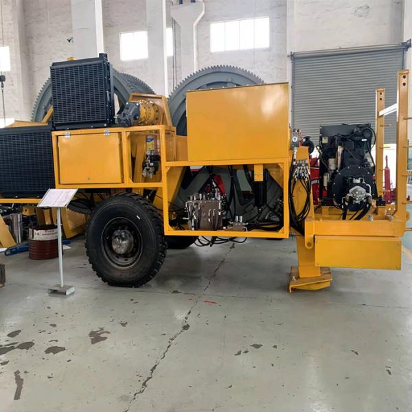 Max Tension 2x70kN Hydraulic Cable Stringing Puller Tensioner for Overhead Line Transmission