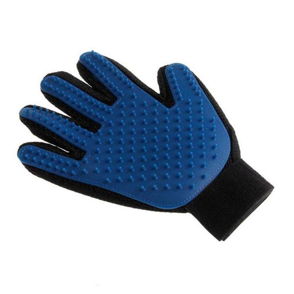 Eco - Friendly True Touch Grooming Glove Furniture Cleaning Five Finger Bath Glove
