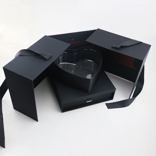 BIRTHDAY SET LUXE HEART SHAPE INVIT ROSE FLOWER JEWELRI WHOLESALE BROCHURE SCREEN LCD VIDEO GIFT BOX