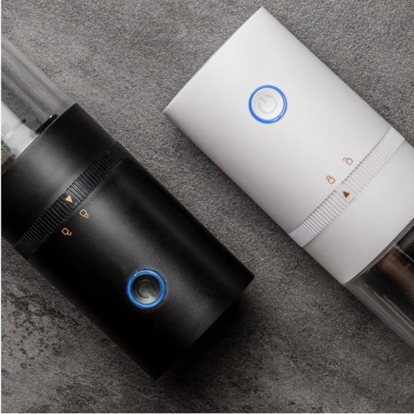 Electric Coffee Bean Grinder Machine with Cleaning Cycle and USB Rechargeable Portable