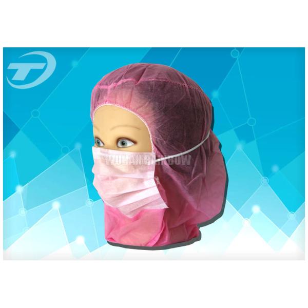 Disposable Nonwoven Astronaut Hat With 3ply Earloop Face Mask