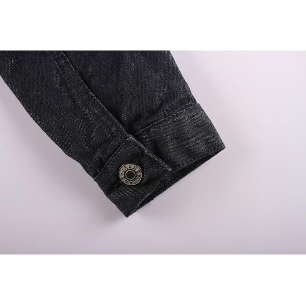 S M L XL 75% Cotton 25% Polyester Ladies Denim Coats For Winter