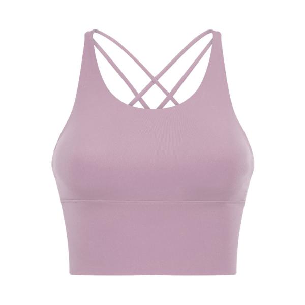 2021 popular Criss Cross Back  Yoga top Women'S  activewear Sports Fitness Bra