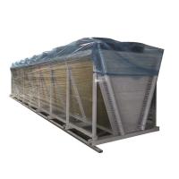 Système plus froid plus frais liquide adiabatique d'aileron en aluminium modulaire