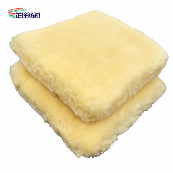 Stitched Car Detailing Tools 20x20cm 60g 1000gsm Scratch Free Car Washing Polishing Pad