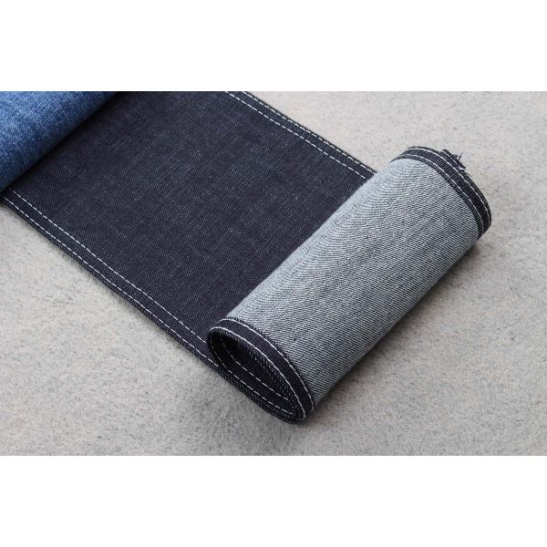 Soft 9.5oz 100% cotton denim fabric desizing cross hatch slub jeans fabric for men wear