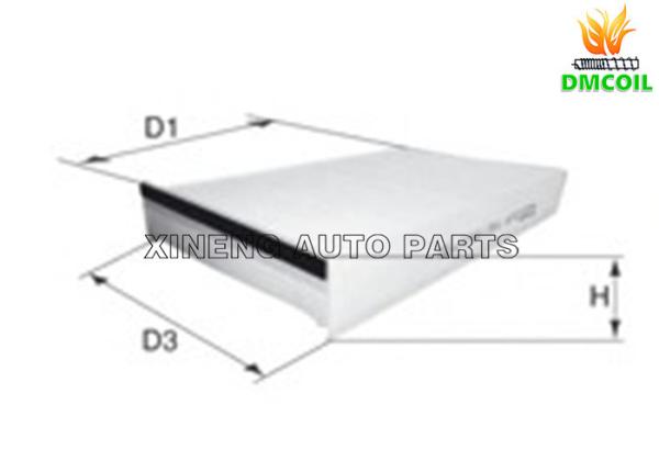 Mercedes Benz Car Cabin Air Filter Low Flow Resistance 2.0L (2011-) 166 830 00 18