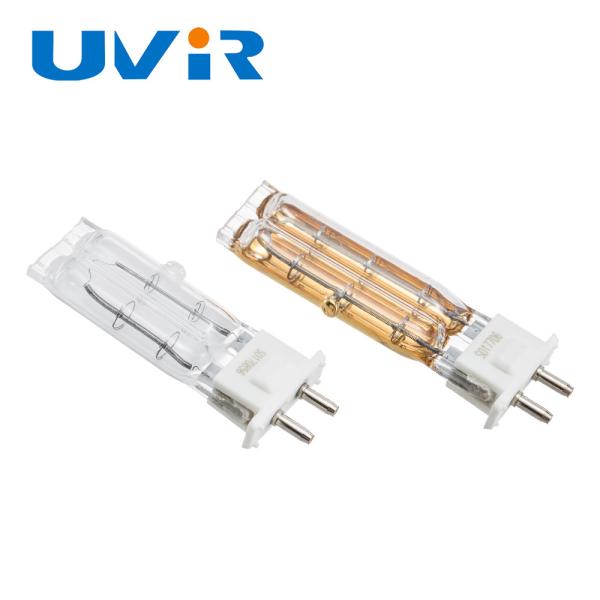 500 Вт 115 Вт Двухтрубный кварцевый инфракрасный обогреватель с золотым отражателем