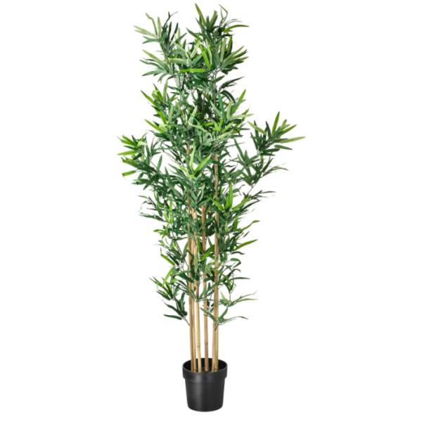 Height 180cm Green Artificial Landscape Trees Bamboo Plant For Outdoor Decoration