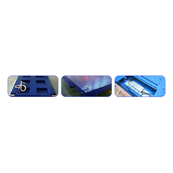 Explosion Proof Mobile Floor Scale Mild Steel Industrial 4x4 5x5 Floor Scale