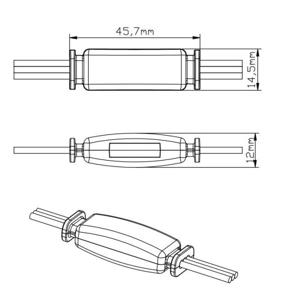 Строки камешка СИД РГБ замороженного шарика светов камешка РГБ коммерчески рекламы