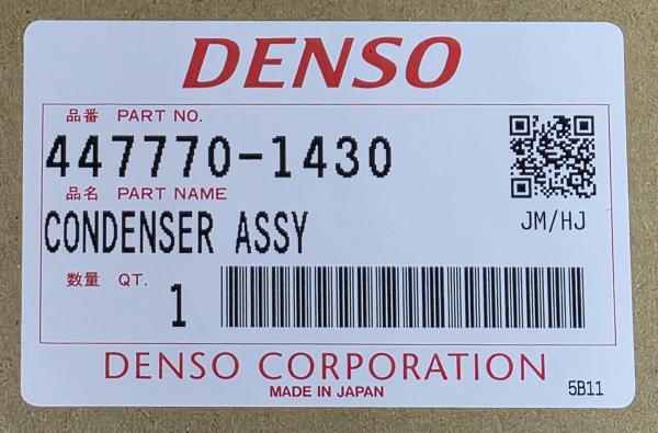 TOYOTA RAV4 2016 Car Ac Condenser 447770-1430 TOYOTA HARRIER 2016 ZSU60 88460-0R060