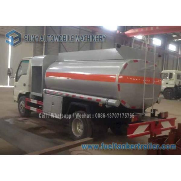 ISUZU 4x2 Fuel Oil Tank Trailer Carbon Steel 4000 L Refuel Tanker Truck