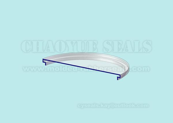 Transparent Silicone Rubber End Caps High Tear Resistance For Automotives