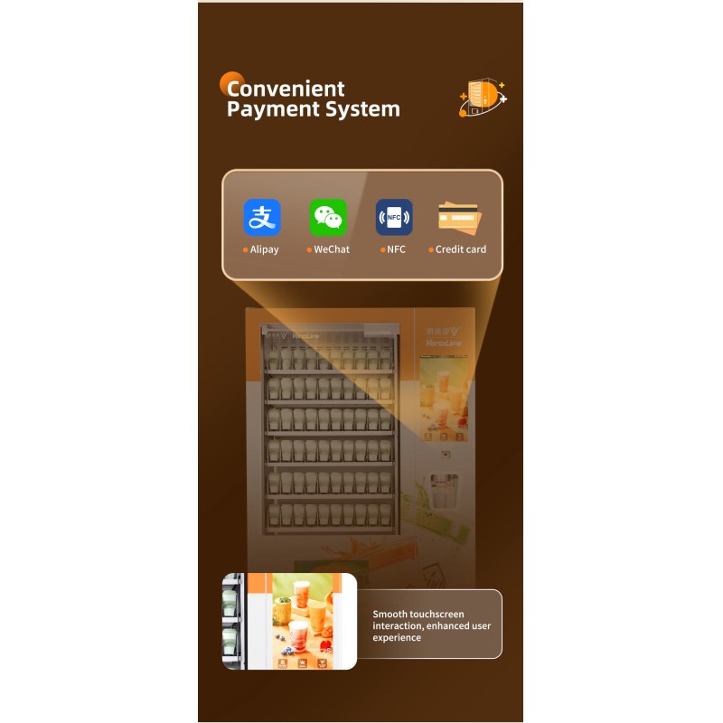 Vendlife Commercial Frozen Vending Machine With Elevator Delivery & Automatic Smoothie Function Wholesale OEM