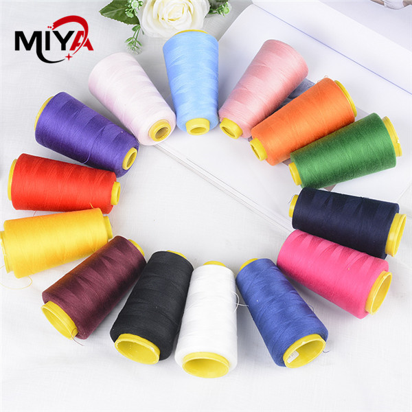 Dyed Embroidery Bobbin 5000Y Waxed Polyester Thread