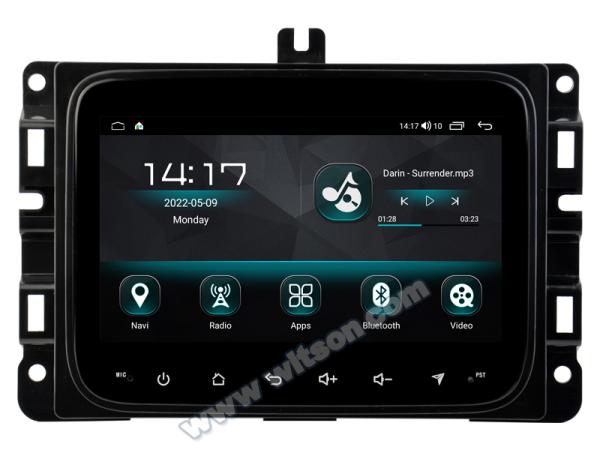 7 Screen without DVD Deck For Dodge RAM 1500 2017-2018 RAM 2500 RAM 3500 2014-2018 Jeep Cherokee