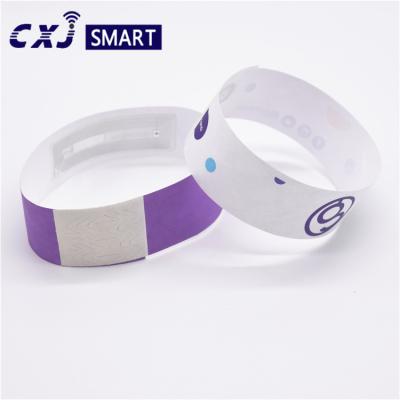 NFC de papier jetable de bracelet de RFID Ev1 ultra-léger pour le festival