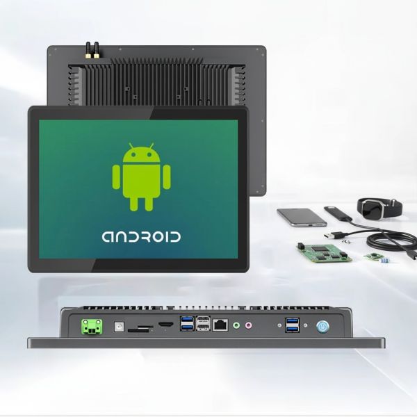 Fanless 19 Inch Android Panel PC IP65 Waterproof High Brightness Capacitive Touch Screen VESA Mount