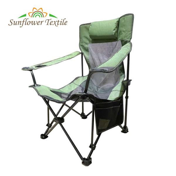 Green Steel Pipe Oxford Fabric Foldable Fishing Chair Light Folding Chair Fishing