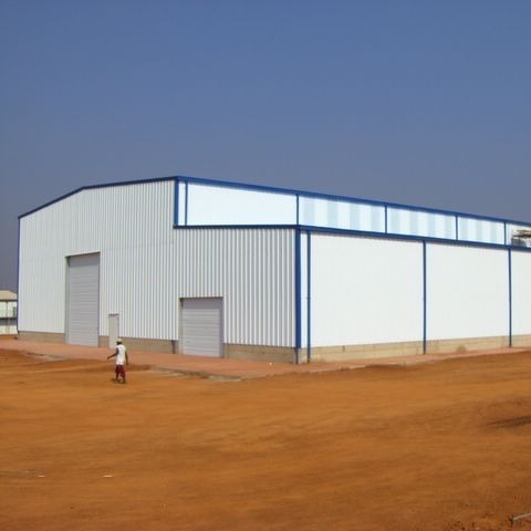 Environmental Friendly Prefabricated Light Structural Steel Structure Construction for Sale