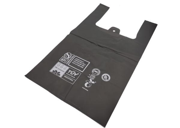 Singlet Shape 1 MIL Kitchen Waste Bags Biodegradable Trash Can Liners