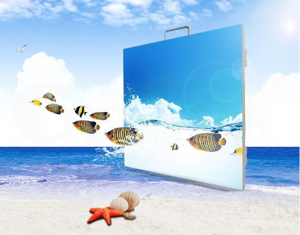 Commercial P6 Outdoor LED Screen , Super Slim Advertising Led Display Board