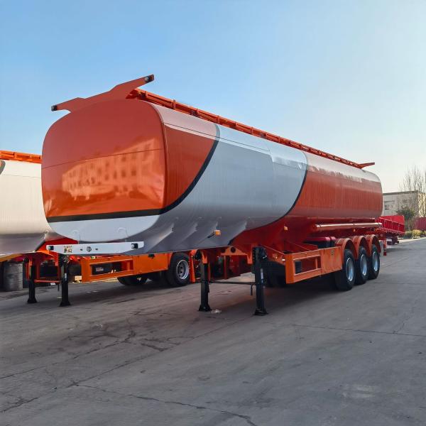 Factory 3 Axle 50CBM Oil Petrol Gasoline Diesel Transport Heavy Duty Tanker  Dual Drive Semi Truck Trailer Semi Trailer Tank