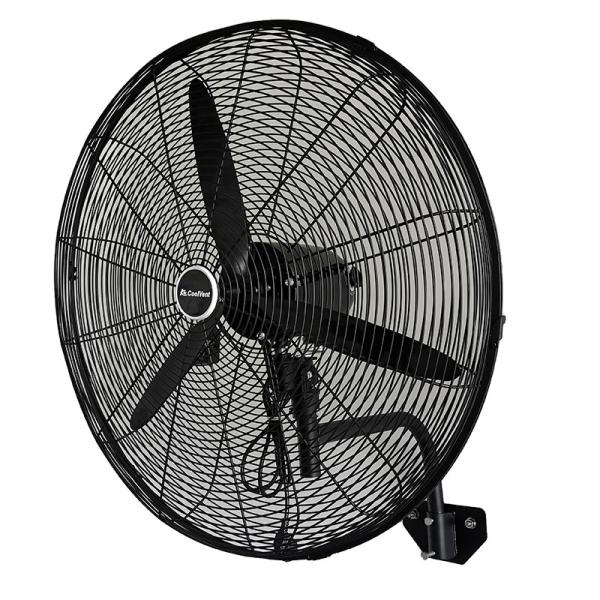 600mm 24 Inch Industrial Floor Fans Black 100% Full Copper Wire Motor