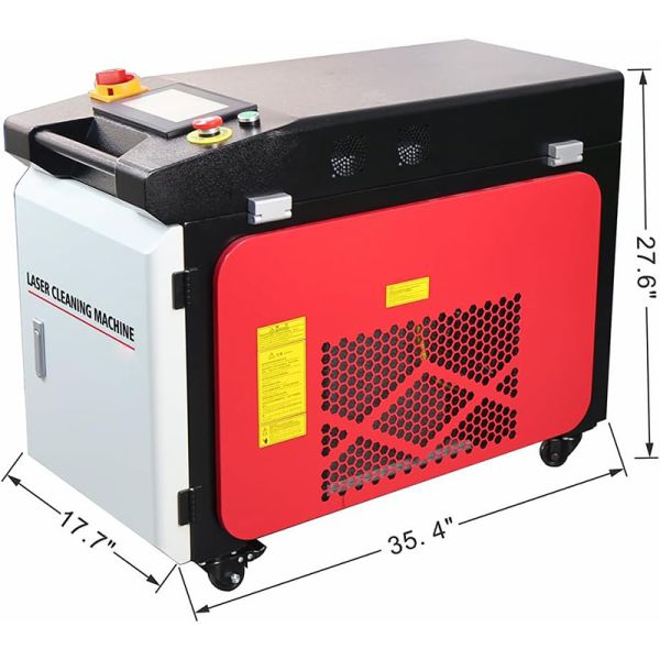 Portable Handheld 1000W Fiber Laser Cleaning Machine Max Brand Double Pendulum for Rust Removal Stainless